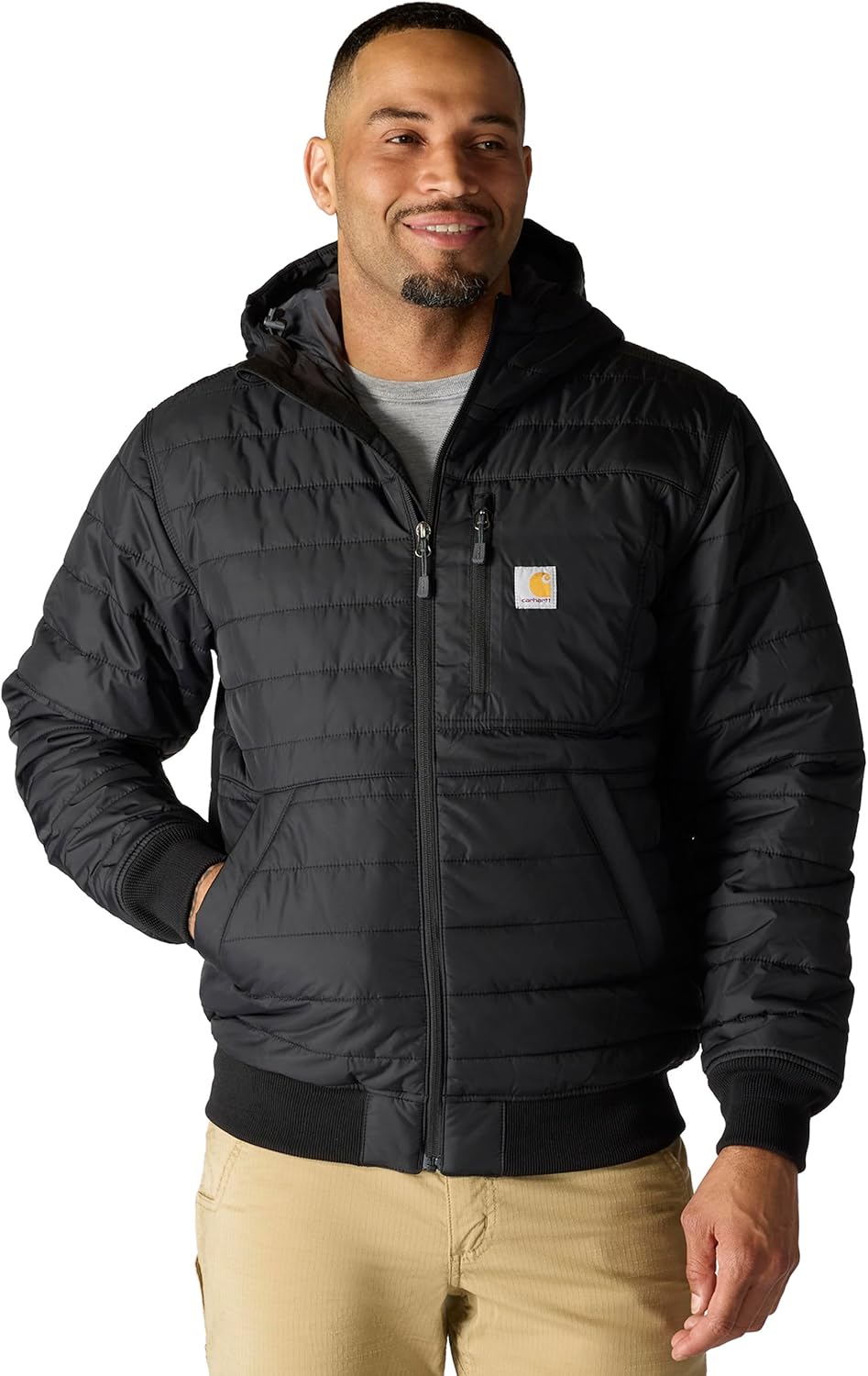 Carhartt мужская куртка с капюшоном Rain Defender, свободного кроя, утепленная, легкая, Black
Carhartt мужская куртка с капюшоном Rain Defender, свободного кроя, утепленная, легкая, Black
