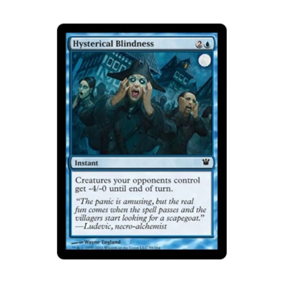 CCG Истерическая слепота (C) (Фольга), MTG - Innistrad
CCG Истерическая слепота (C) (Фольга), MTG - Innistrad