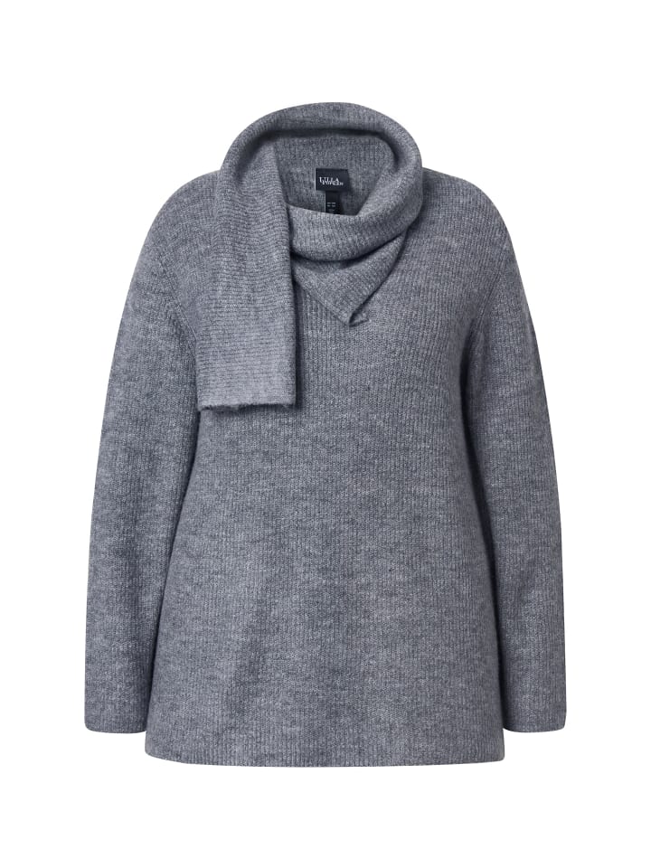 Свитер бетонно-серого цвета Ulla Popken
Свитер бетонно-серого цвета Ulla Popken