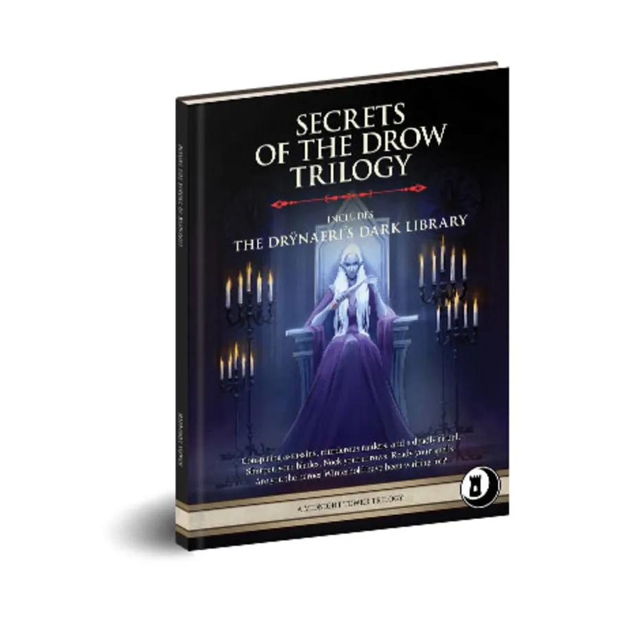 Secrets of the Drow Trilogy, Role Playing Games (5e) (Midnight Tower), твердый переплет
Secrets of the Drow Trilogy, Role Playing Games (5e) (Midnight Tower), твердый переплет
