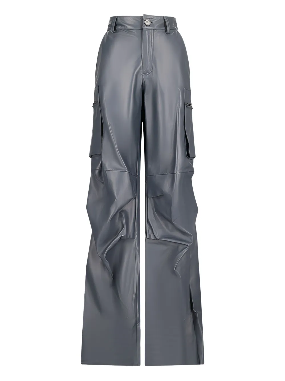 Кожаные брюки-карго Salvatore Santoro, серый
Кожаные брюки-карго Salvatore Santoro, серый