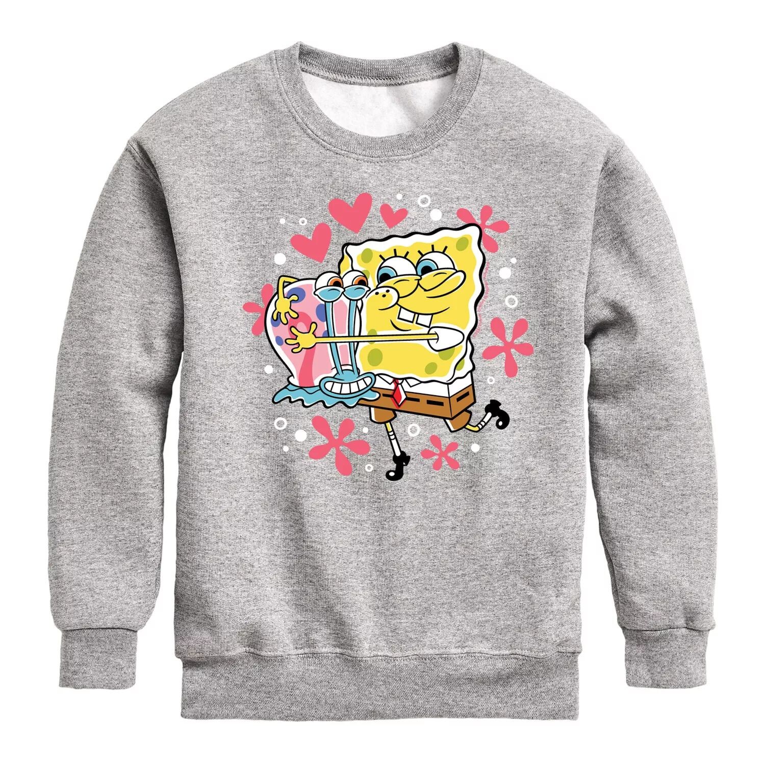 Флисовый свитшот с Губкой Бобом Гэри Хугом для мальчиков 8–20 лет Licensed Character, серый 
Флисовый свитшот с Губкой Бобом Гэри Хугом для мальчиков 8–20 лет Licensed Character, серый