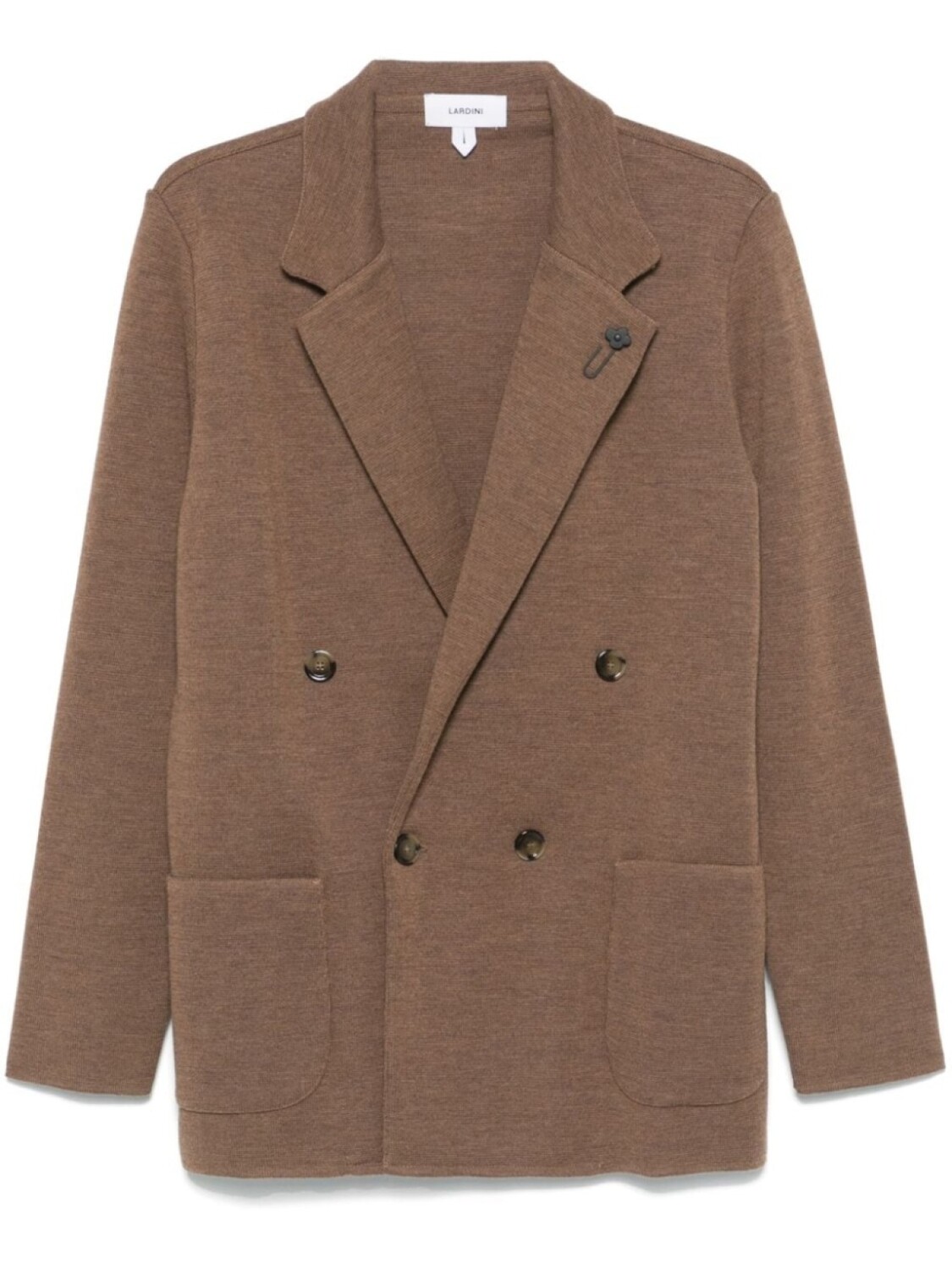 Пиджак из вирджинской шерсти Lardini, коричневый
Пиджак из вирджинской шерсти Lardini, коричневый