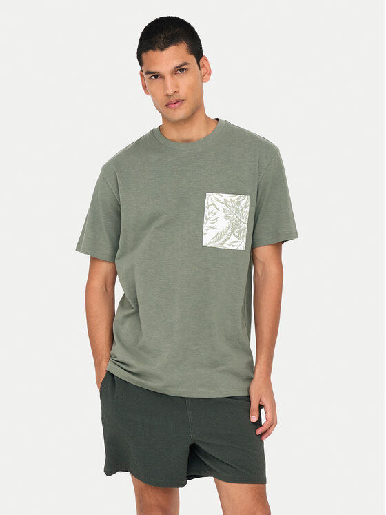 Футболка regular fit 22025286 Only & Sons, зеленый
Футболка regular fit 22025286 Only & Sons, зеленый
