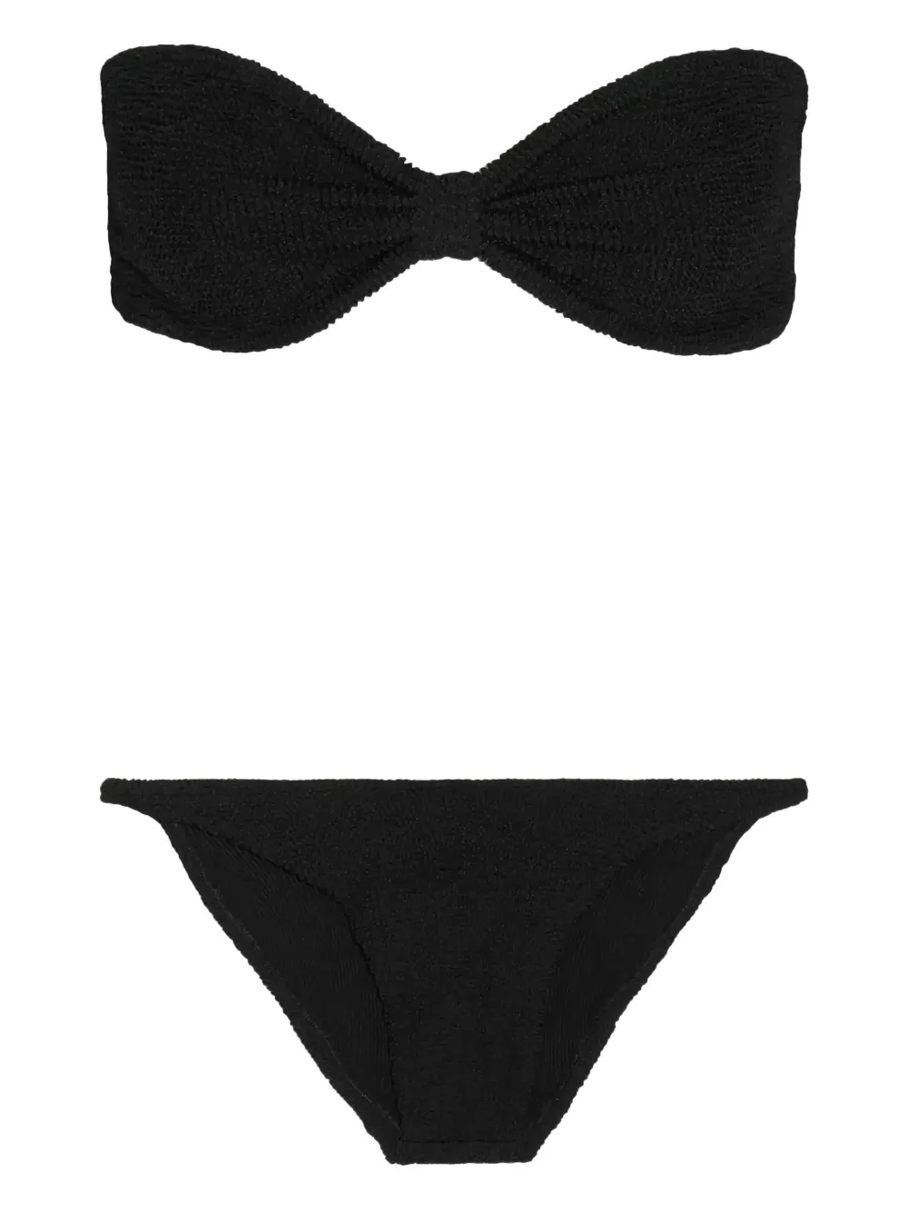 Фактурное бикини с лифом-бандо Hunza G, черный
Фактурное бикини с лифом-бандо Hunza G, черный