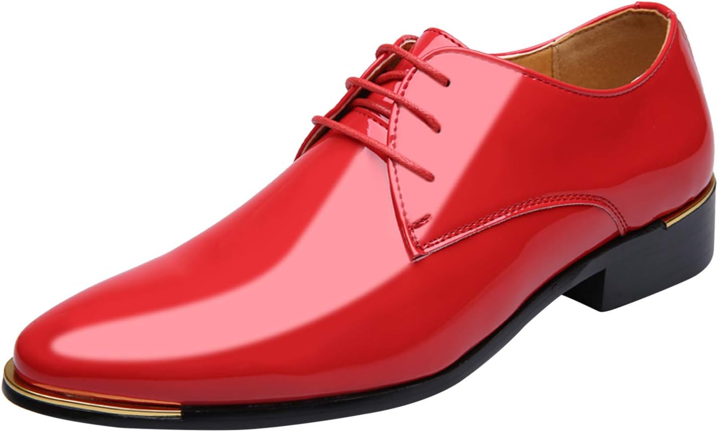 Классические мужские туфли на шнуровке Oxford с острым носком из лакированной кожи, черного, коричневого, красного и серого цветов Santimon
Классические мужские туфли на шнуровке Oxford с острым носком из лакированной кожи, черного, коричневого, красного и серого цветов Santimon