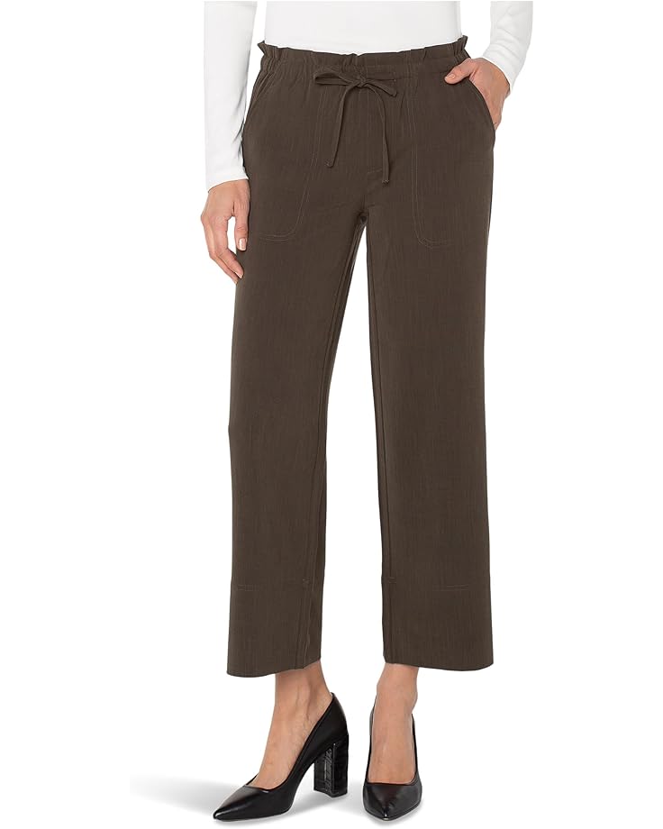 Брюки Liverpool Los Angeles Pull On Tie Waist Wide Leg Ankle Pants, цвет Black Olive
Брюки Liverpool Los Angeles Pull On Tie Waist Wide Leg Ankle Pants, цвет Black Olive