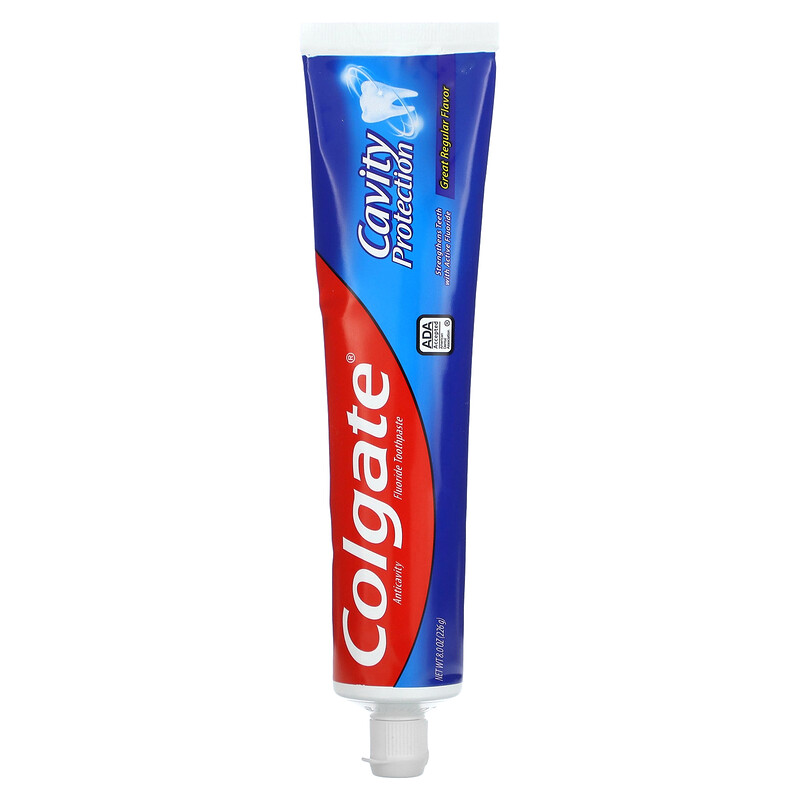 Colgate, Cavity Protection, зубная паста с фтором, предотвращающая кариес, Great Regular, 226 г (8 унций)
Colgate, Cavity Protection, зубная паста с фтором, предотвращающая кариес, Great Regular, 226 г (8 унций)