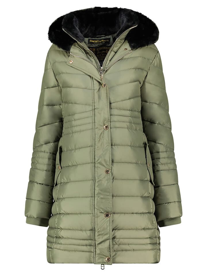 Стеганое пальто Geographical Norway Steppmantel Biensur, зеленый
Стеганое пальто Geographical Norway Steppmantel Biensur, зеленый