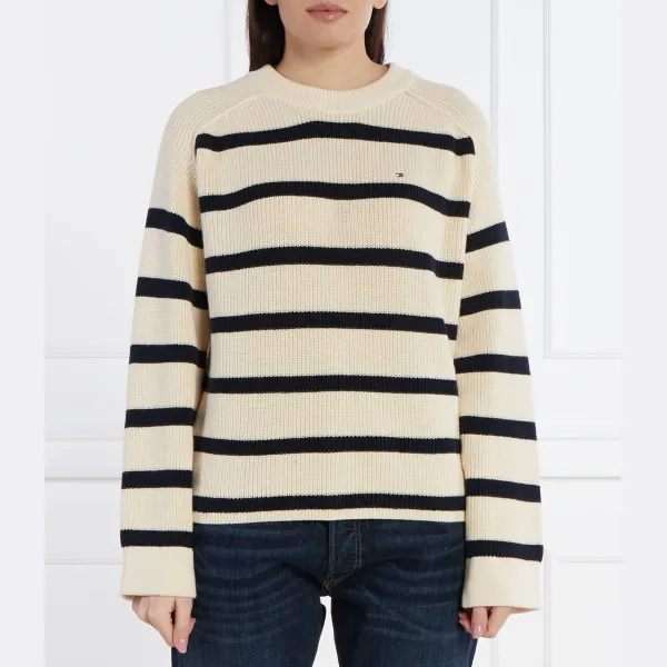 Свитер свободного кроя с кардиганской строчкой Tommy Hilfiger, бежевый
Свитер свободного кроя с кардиганской строчкой Tommy Hilfiger, бежевый