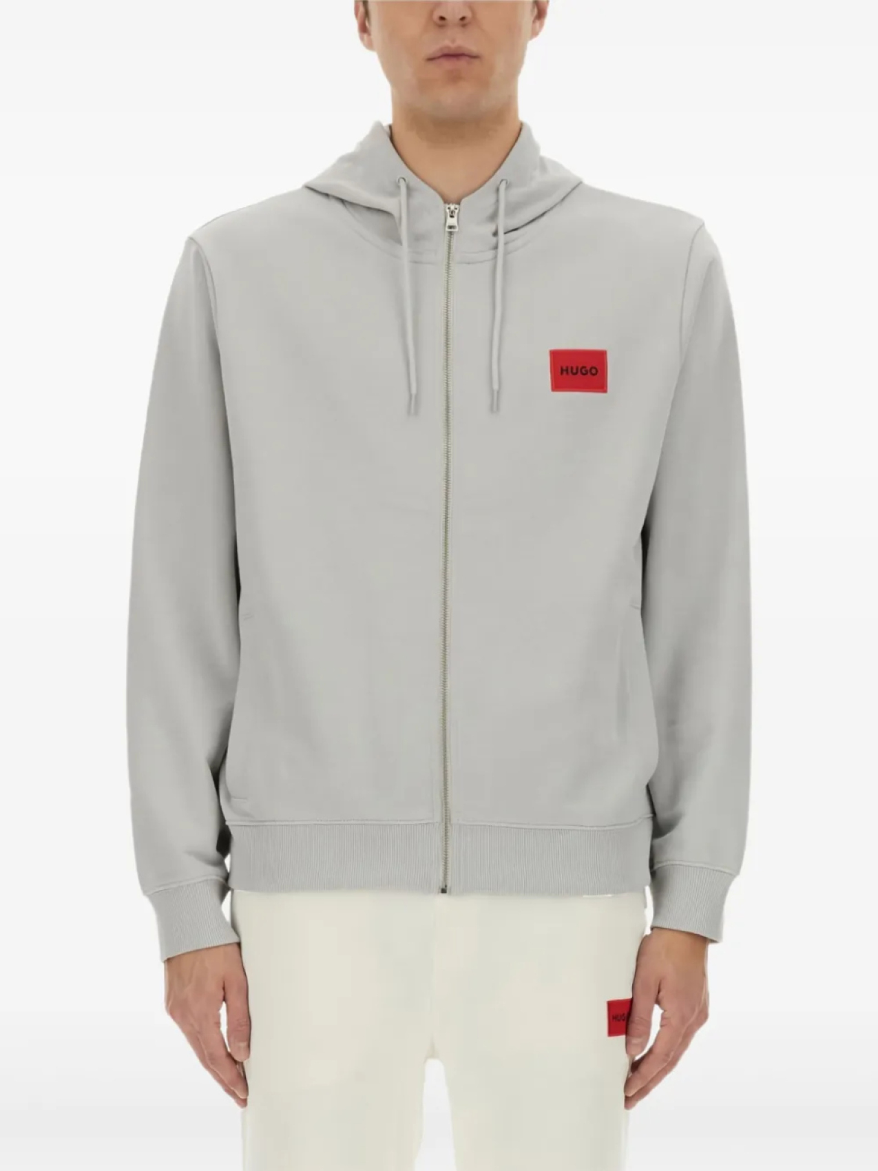 Толстовка с капюшоном на молнии HUGO, серый
Толстовка с капюшоном на молнии HUGO, серый