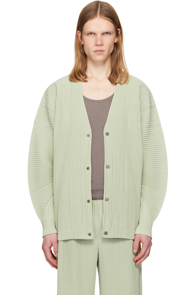 Homme Plissé Issey Miyake Зеленый кардиган на октябрь, цвета месяца
Homme Plissé Issey Miyake Зеленый кардиган на октябрь, цвета месяца