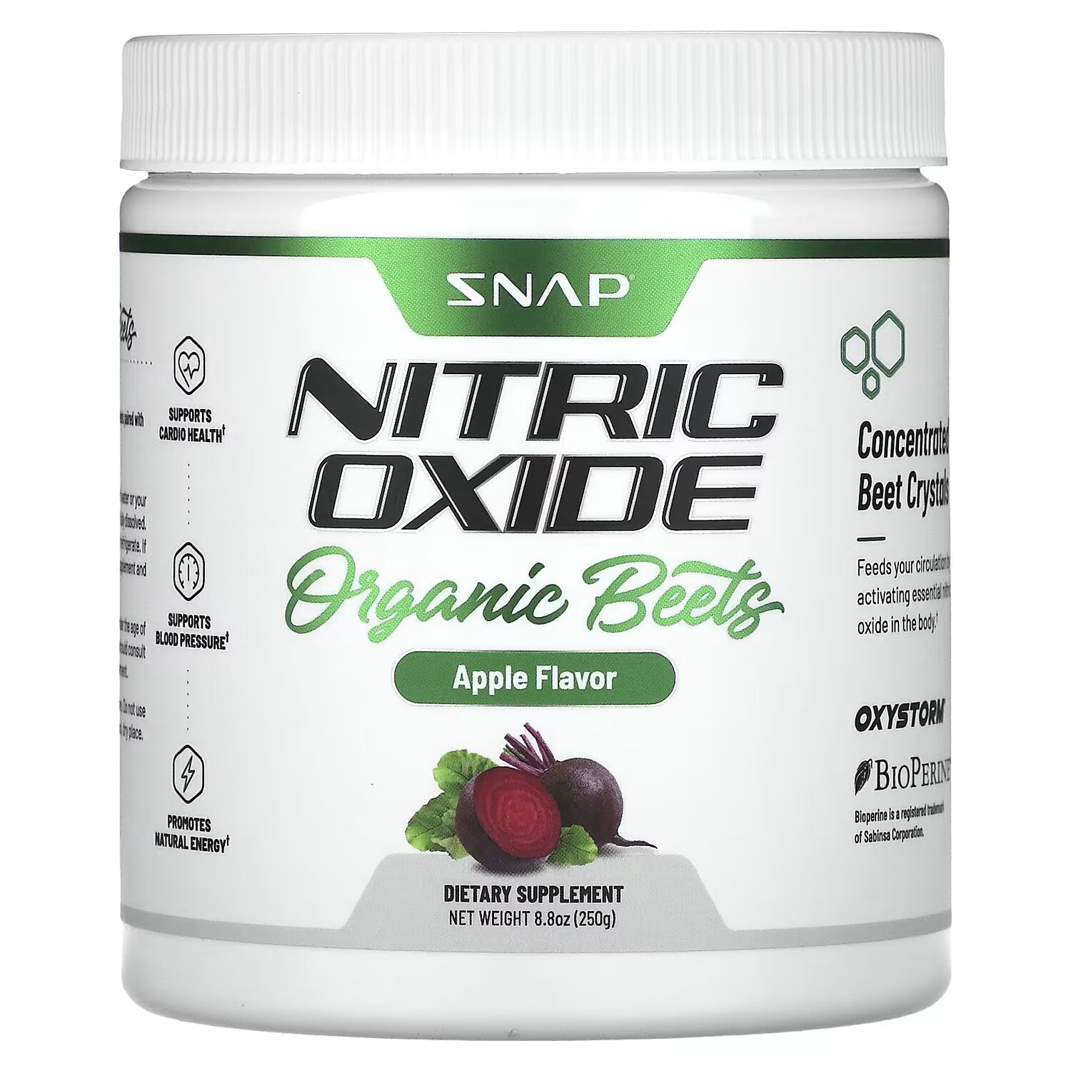 Органический оксид азота из свеклы Snap Supplements со вкусом яблока, 250 г
Органический оксид азота из свеклы Snap Supplements со вкусом яблока, 250 г