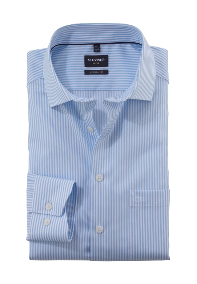 Рубашка делового покроя с длинным рукавом и воротником-стойкой Kent Olymp, синий
Рубашка делового покроя с длинным рукавом и воротником-стойкой Kent Olymp, синий