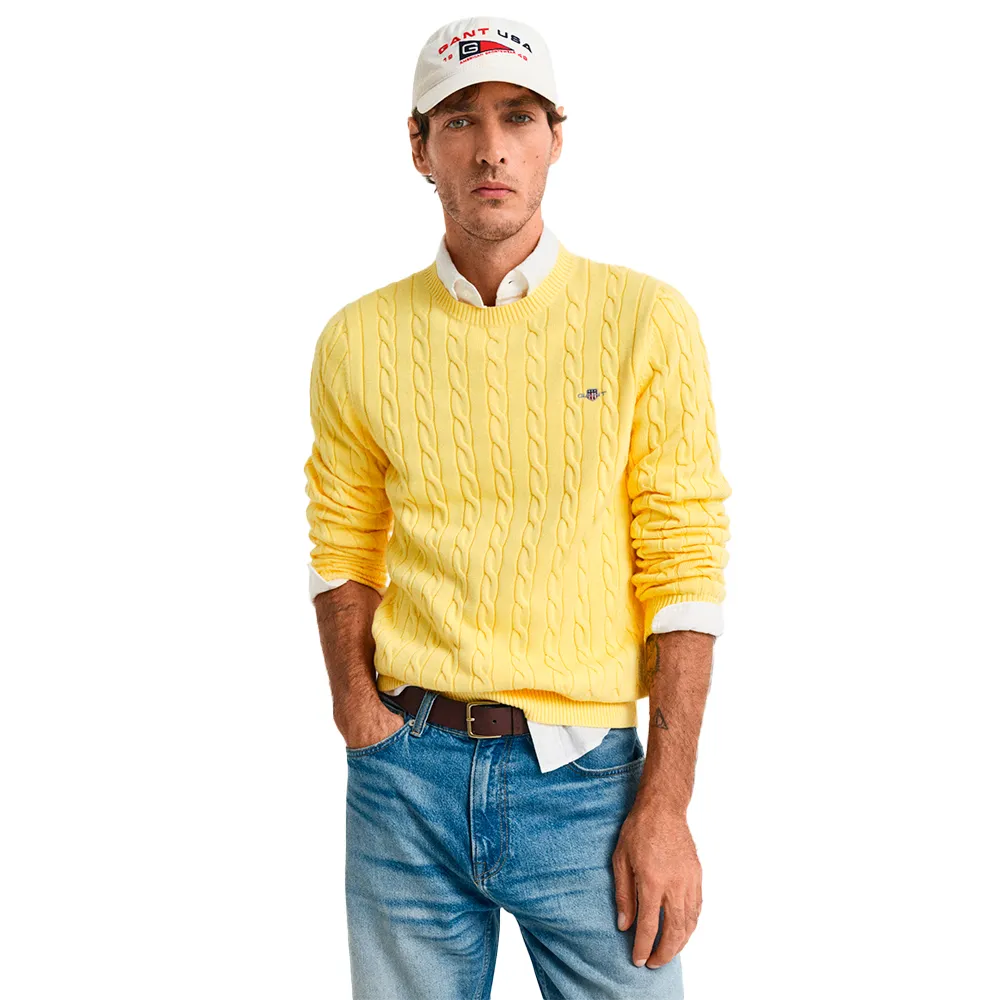 Свитер Gant 8050601, желтый
Свитер Gant 8050601, желтый