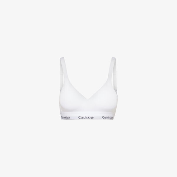 Современный бюстгальтер-бралетт из хлопкового джерси с формованными чашками Calvin Klein, белый
Современный бюстгальтер-бралетт из хлопкового джерси с формованными чашками Calvin Klein, белый
