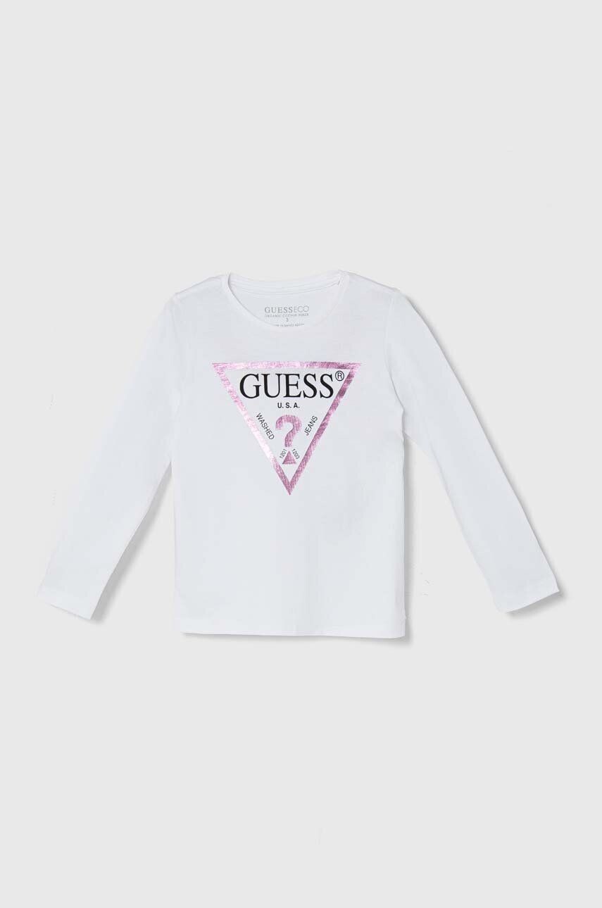 Хлопковая рубашка Guess с длинными рукавами для мальчиков и девочек, белый
Хлопковая рубашка Guess с длинными рукавами для мальчиков и девочек, белый