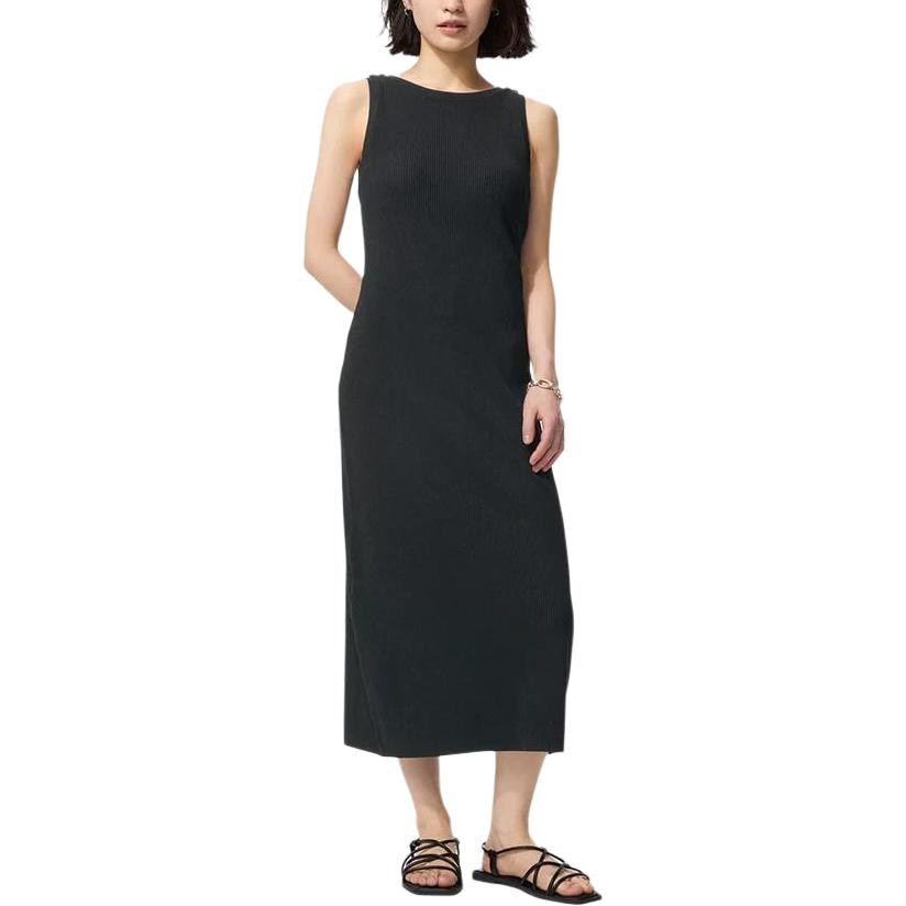 Женское платье без рукавов UNIQLO, черный
Женское платье без рукавов UNIQLO, черный