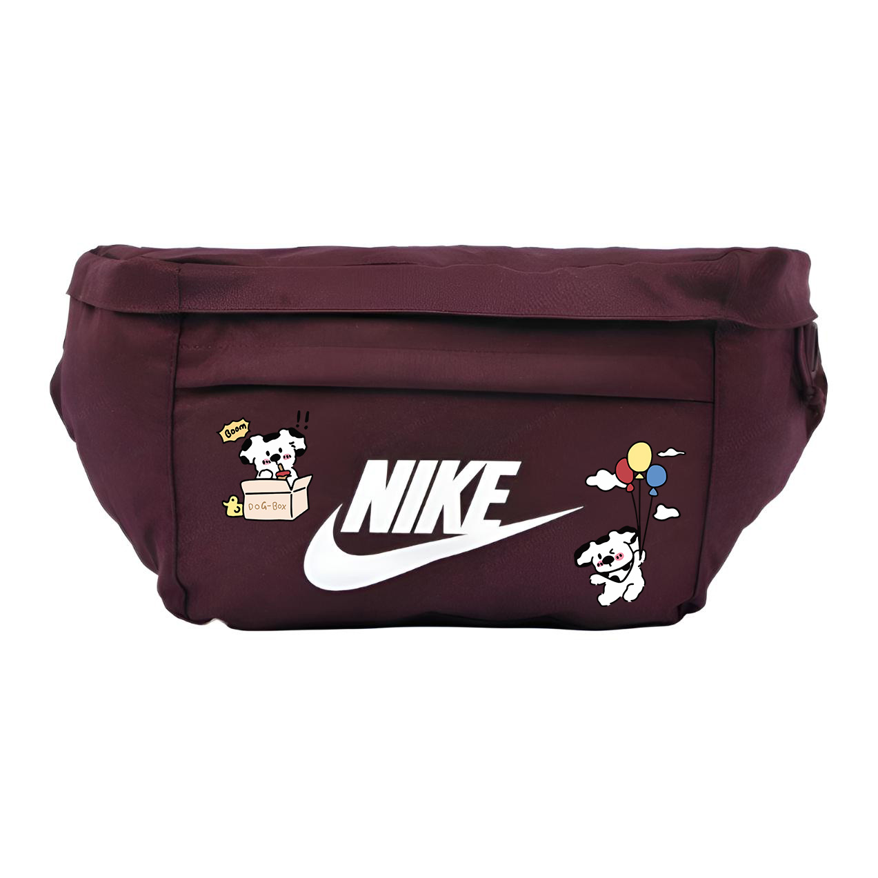 Фабричный принтованный поясной рюкзак кроссбоди Regular Unisex Burgundy Nike, puppy
Фабричный принтованный поясной рюкзак кроссбоди Regular Unisex Burgundy Nike, puppy