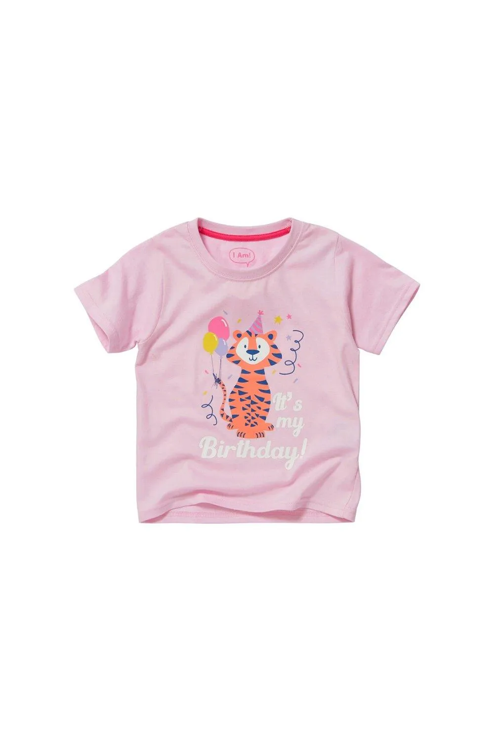 Футболка «Это мой день рождения» I Am!, розовый
Футболка «Это мой день рождения» I Am!, розовый