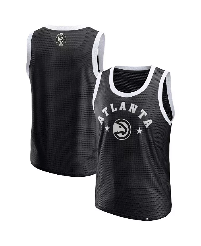 Мужская черная сетчатая майка Atlanta Hawks Fanatics
Мужская черная сетчатая майка Atlanta Hawks Fanatics