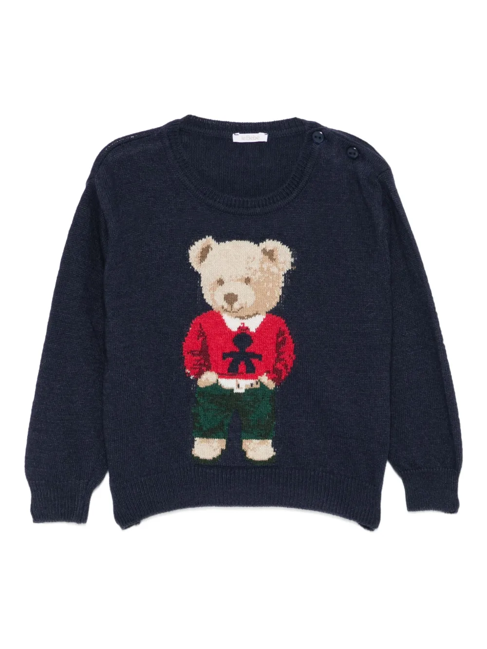 Свитер с круглым вырезом Le Bebé Enfant, синий
Свитер с круглым вырезом Le Bebé Enfant, синий