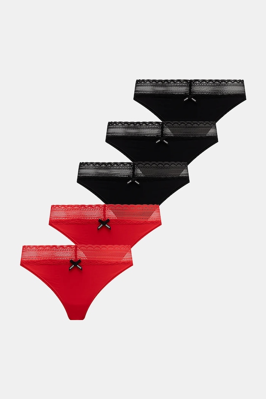 Стринги, пять шнурков, набор из 5 штук. HUGO, красный
Стринги, пять шнурков, набор из 5 штук. HUGO, красный