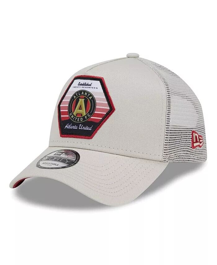 Мужская кремовая регулируемая кепка Atlanta United FC с нашивкой 9FORTY A-Frame Trucker New Era, бежевый
Мужская кремовая регулируемая кепка Atlanta United FC с нашивкой 9FORTY A-Frame Trucker New Era, бежевый