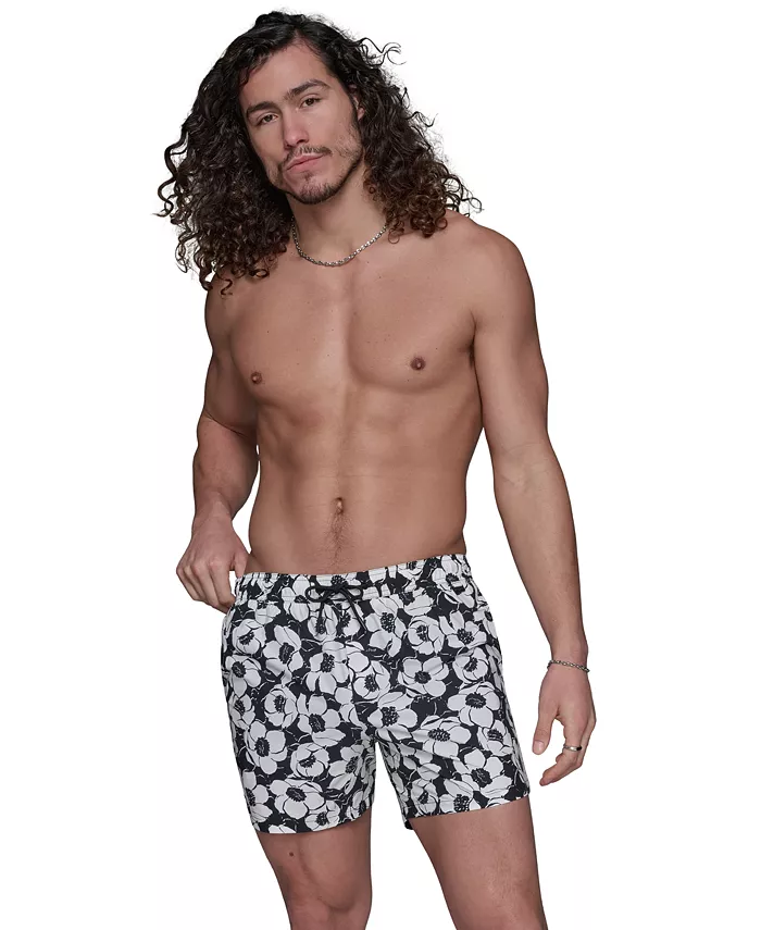 Мужские классические быстросохнущие плавки с цветочным принтом 5" KARL LAGERFELD PARIS, черный
Мужские классические быстросохнущие плавки с цветочным принтом 5" KARL LAGERFELD PARIS, черный