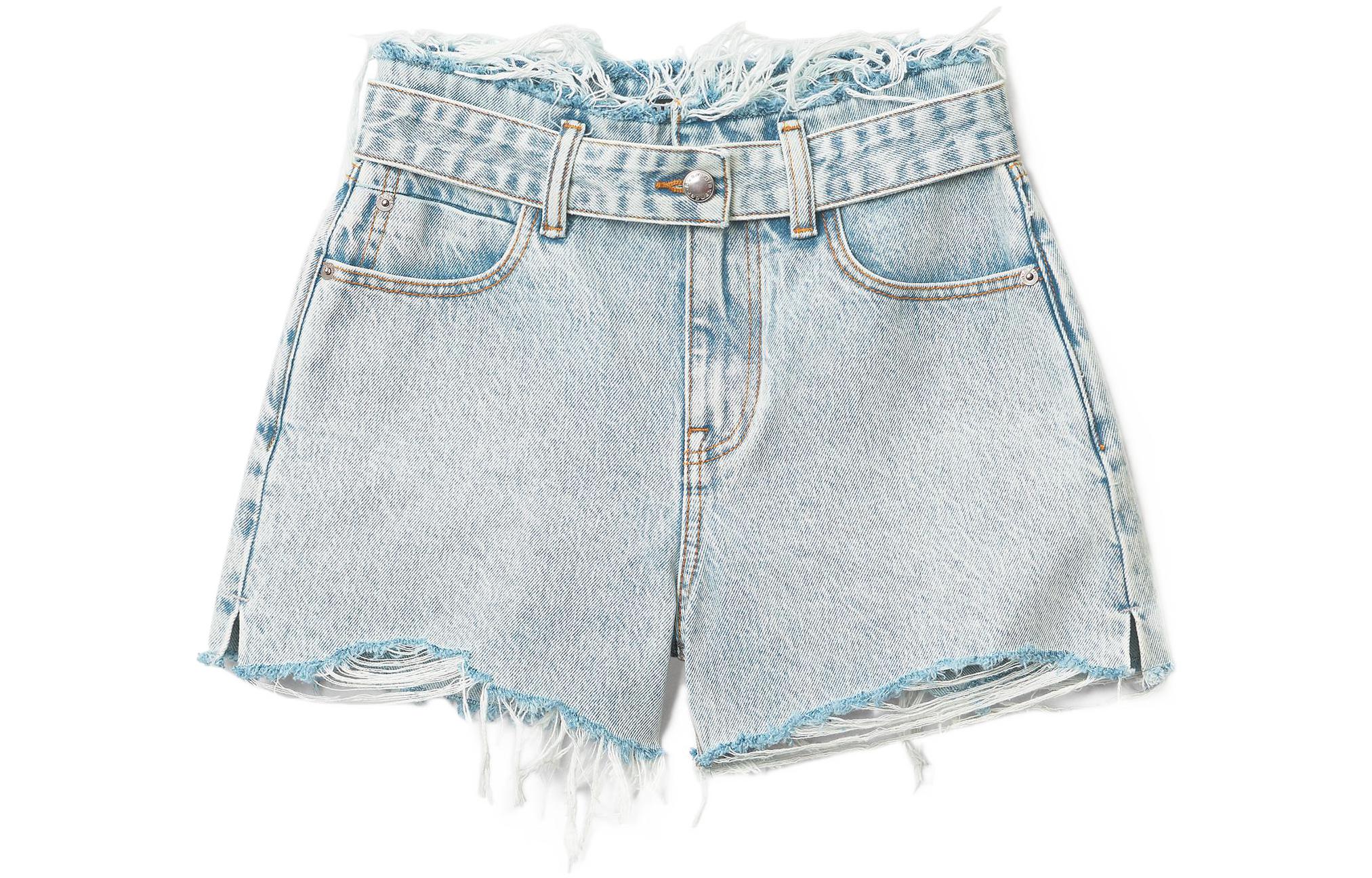 Джинсовые шорты женские Alexander Wang, Pebble Texture Bleached
Джинсовые шорты женские Alexander Wang, Pebble Texture Bleached