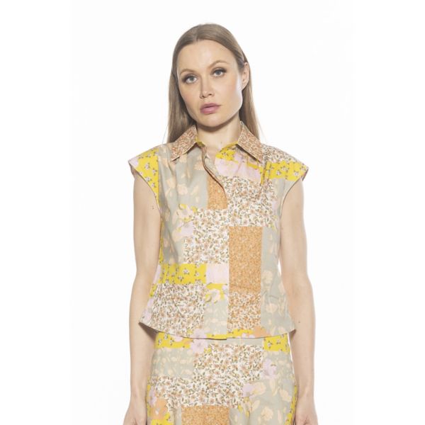 Женская рубашка из можжевельника без рукавов с застежкой на пуговицы из хлопка Alexia Admor, цвет ivory patch floral
Женская рубашка из можжевельника без рукавов с застежкой на пуговицы из хлопка Alexia Admor, цвет ivory patch floral