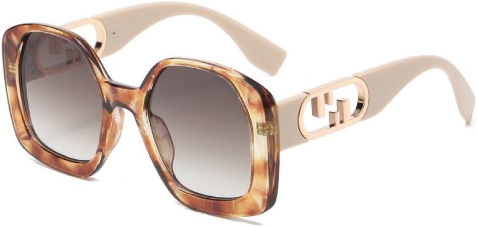 Модные солнцезащитные очки большого размера для женщин, винтажные панк-очки, солнцезащитные очки для мужчин, очки для вождения, защита от УФ-излучения UV400, бежевые, один размер RUOVEXIE, Gold Mirror
Модные солнцезащитные очки большого размера для женщин, винтажные панк-очки, солнцезащитные очки для мужчин, очки для вождения, защита от УФ-излучения UV400, бежевые, один размер RUOVEXIE, Gold Mirror