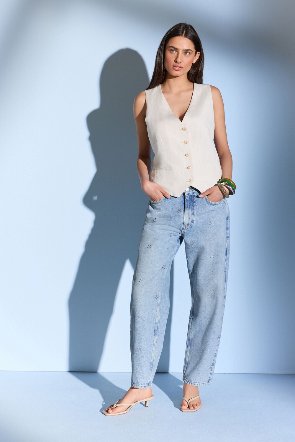 100% хлопок джинсы бочонки Next, синий
100% хлопок джинсы бочонки Next, синий