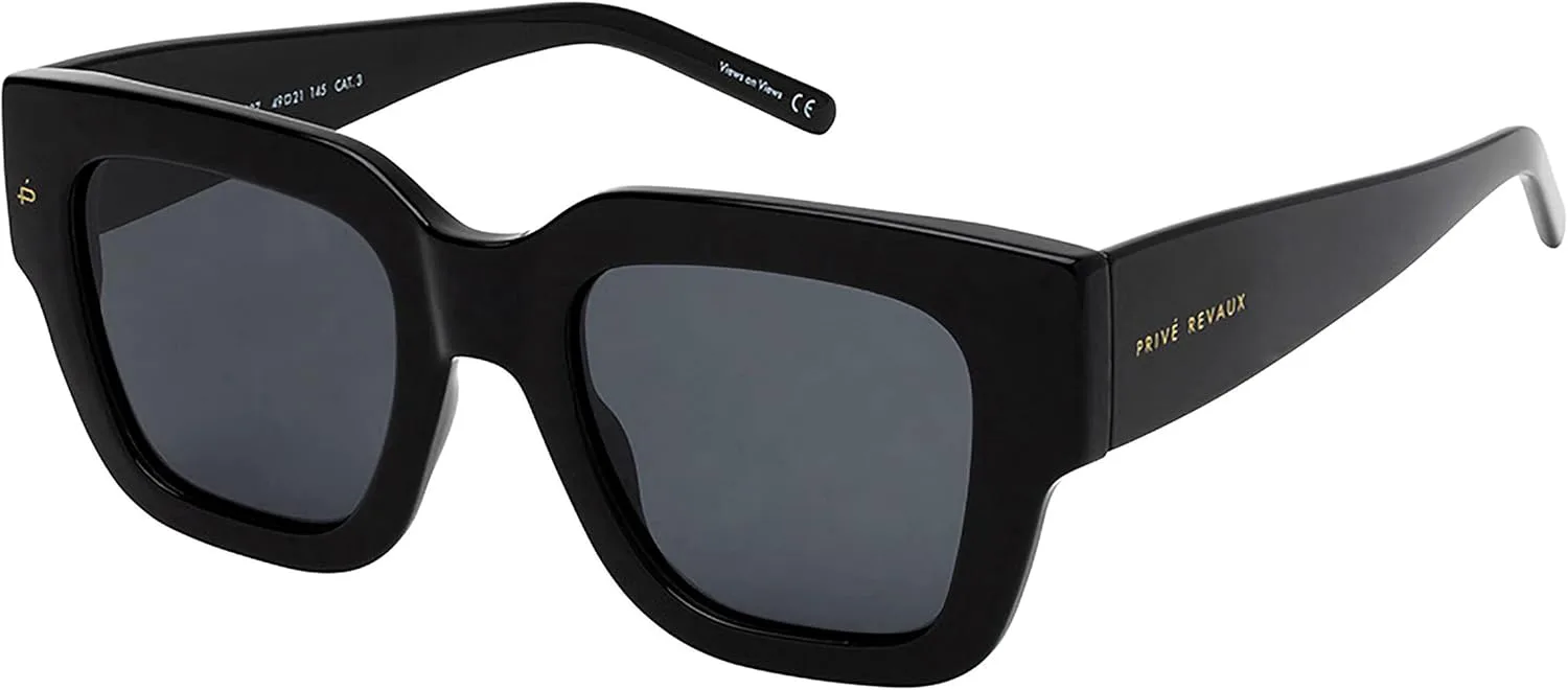 Солнцезащитные очки Prive Revaux The New Yorker Square – ручная работа, поляризованные линзы со 100% защитой от УФ-излучения – для женщин PRIVÉ REVAUX, Caviar Black
Солнцезащитные очки Prive Revaux The New Yorker Square – ручная работа, поляризованные линзы со 100% защитой от УФ-излучения – для женщин PRIVÉ REVAUX, Caviar Black