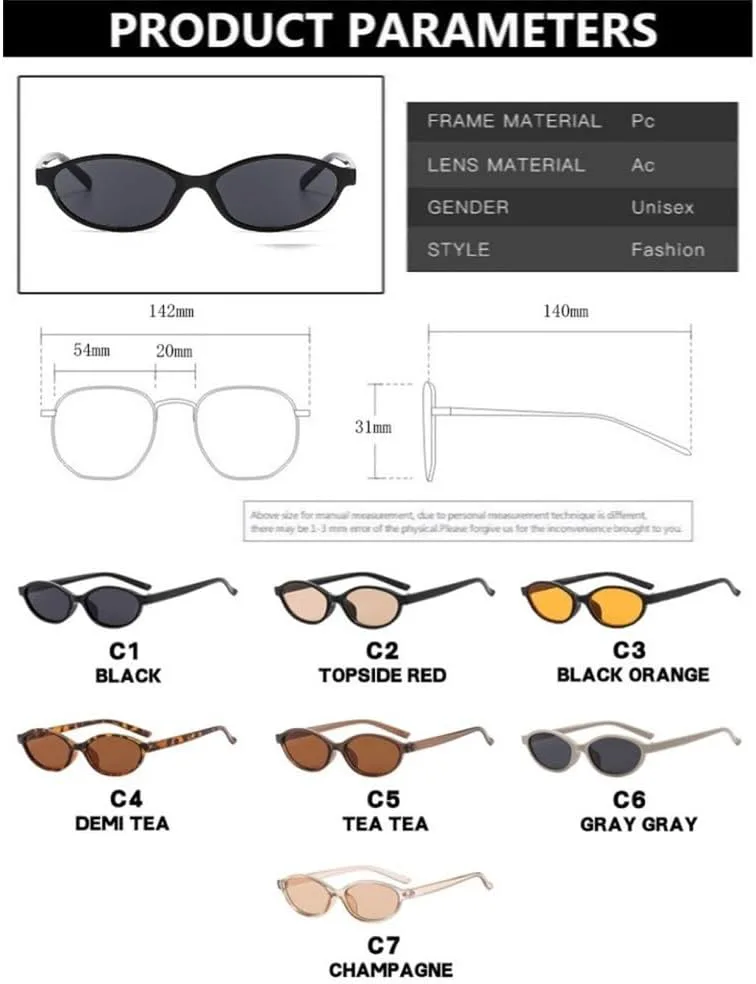 Женские ретро-солнцезащитные очки овальной формы с леопардовым принтом, винтажные, модные, легкие, удобные, с защитой от УФ-излучения UV400 UJNHGQ, Clear Tea Tea
Женские ретро-солнцезащитные очки овальной формы с леопардовым принтом, винтажные, модные, легкие, удобные, с защитой от УФ-излучения UV400 UJNHGQ, Clear Tea Tea