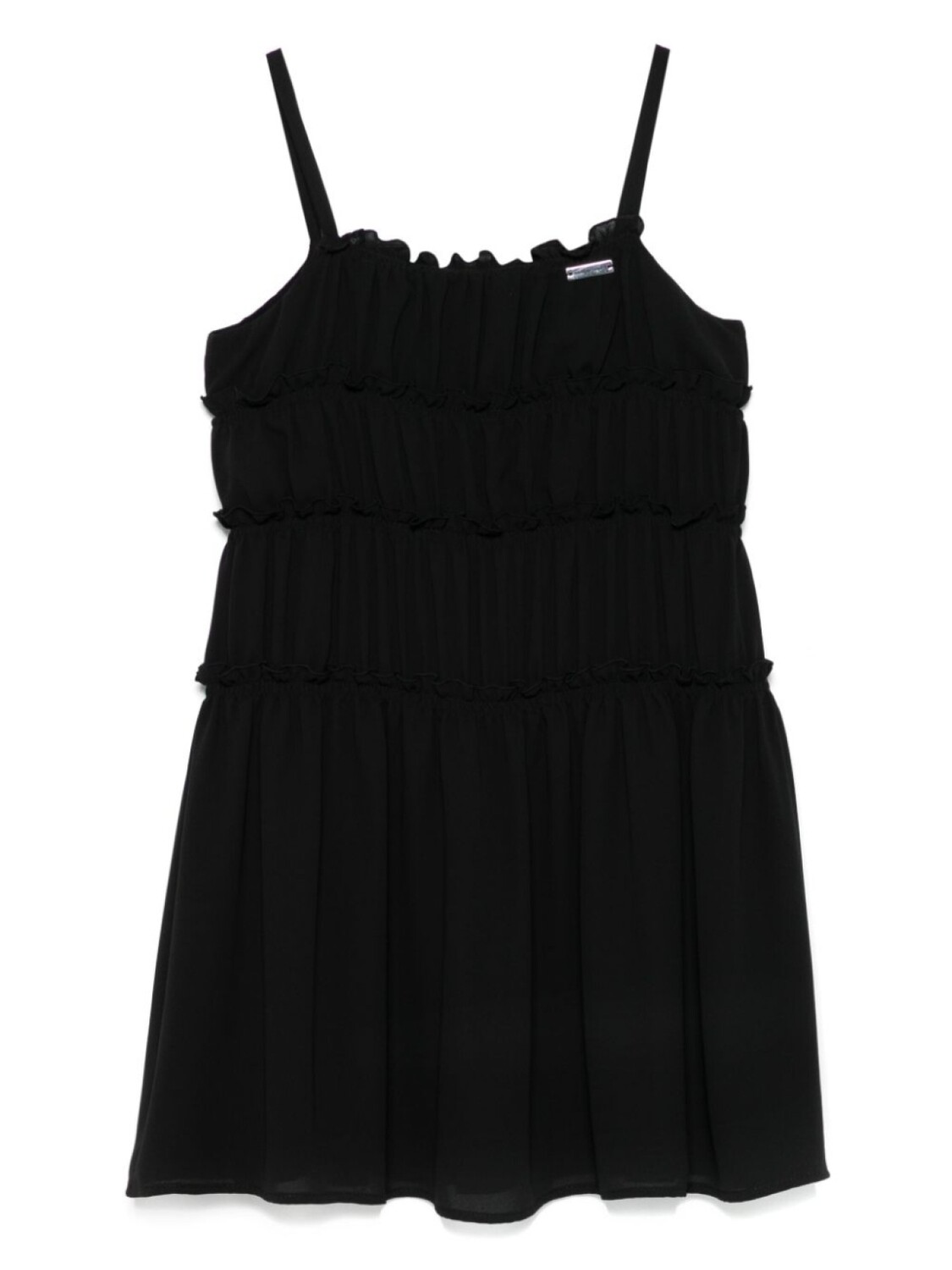 Monnalisa платье с оборками, черный
Monnalisa платье с оборками, черный