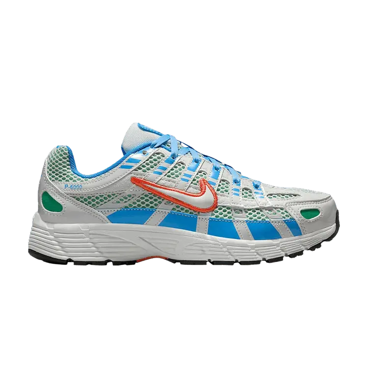 Кроссовки Nike P-6000 GS, White University Blue Green
Кроссовки Nike P-6000 GS, White University Blue Green