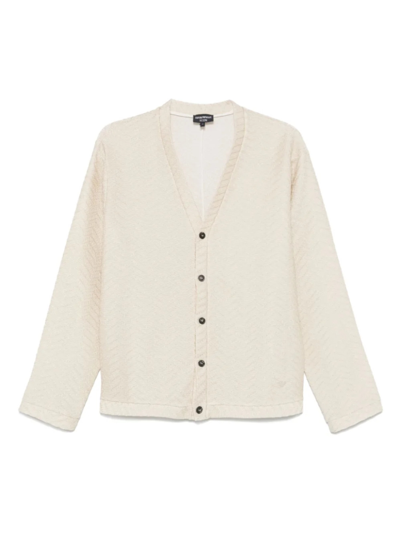 Хлопковый кардиган Emporio Armani, нейтральный
Хлопковый кардиган Emporio Armani, нейтральный