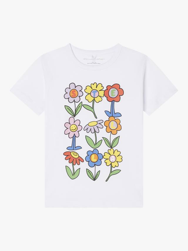 Детская хлопковая футболка с принтом Stella McCartney Kids
Детская хлопковая футболка с принтом Stella McCartney Kids