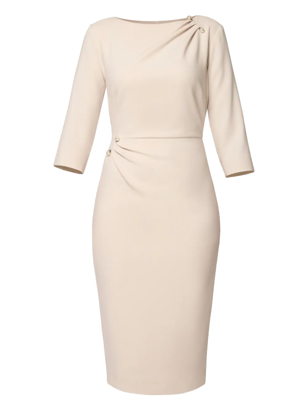 Платье с драпировкой, украшенное жемчугом Amalin, нейтральный
Платье с драпировкой, украшенное жемчугом Amalin, нейтральный