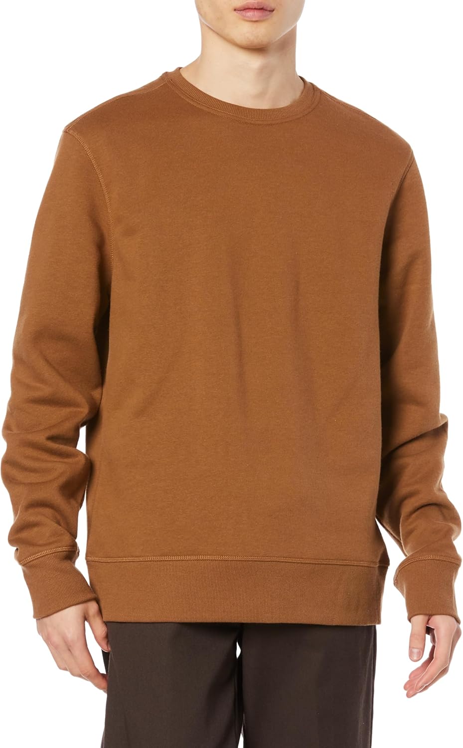 Мужская флисовая толстовка с круглым вырезом Amazon Essentials, коричневый
Мужская флисовая толстовка с круглым вырезом Amazon Essentials, коричневый