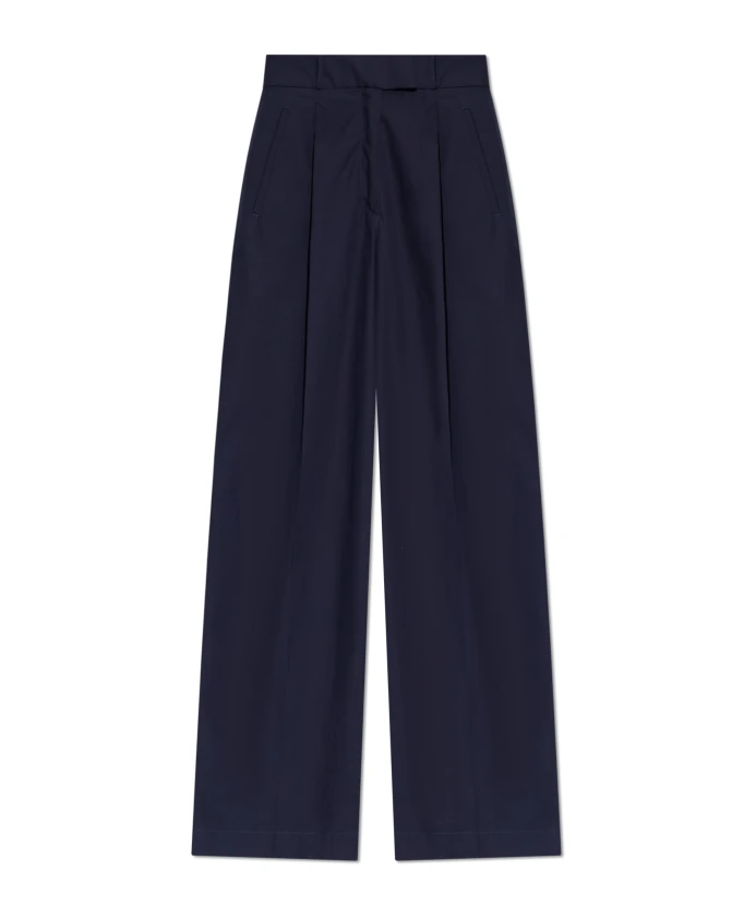 Хлопковые брюки с высокой талией A.P.C., синий
Хлопковые брюки с высокой талией A.P.C., синий