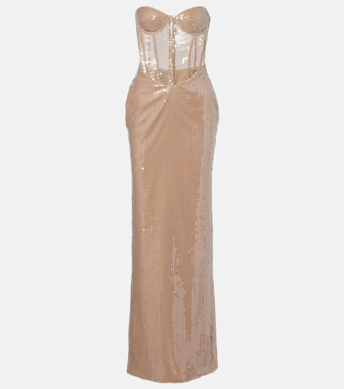 Платье-бюстье Tara с пайетками The New Arrivals Ilkyaz Ozel, Nudiste
Платье-бюстье Tara с пайетками The New Arrivals Ilkyaz Ozel, Nudiste