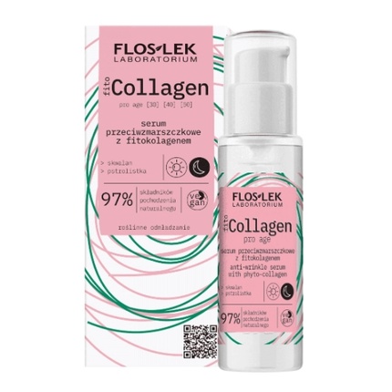 Flos-Lek Фито Коллагеновая сыворотка против старения - 30 мл Floslek 
Flos-Lek Фито Коллагеновая сыворотка против старения - 30 мл Floslek