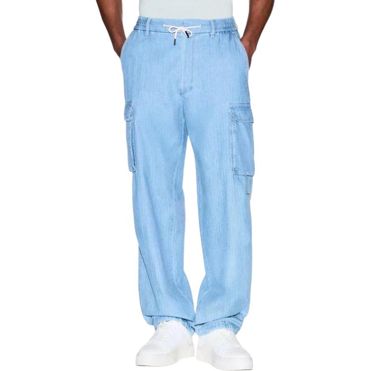 Грузовые штаны AE для мужчин ARMANI EXCHANGE, светло-голубой
Грузовые штаны AE для мужчин ARMANI EXCHANGE, светло-голубой