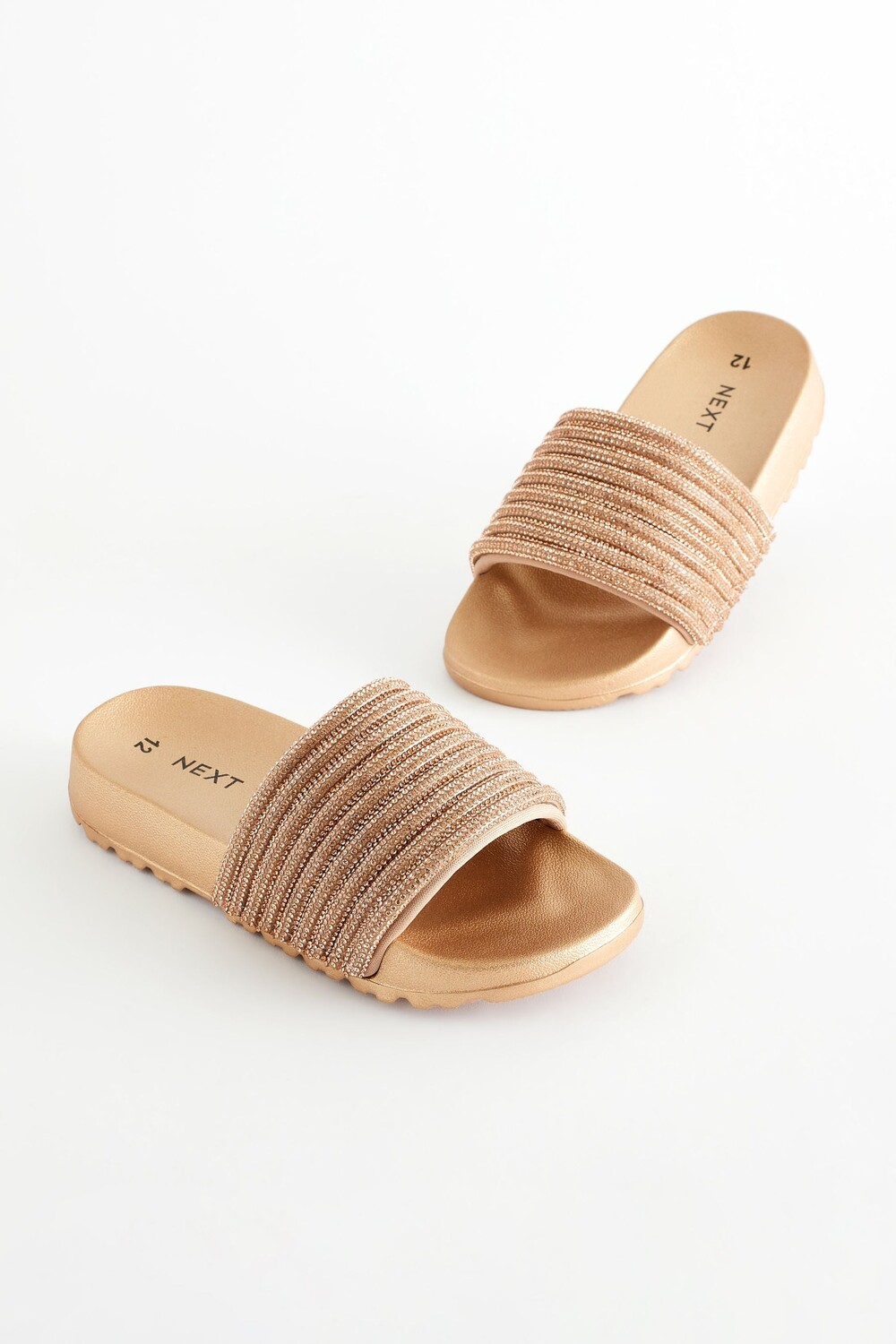 Блестящие шлепанцы Next, розовый
Блестящие шлепанцы Next, розовый