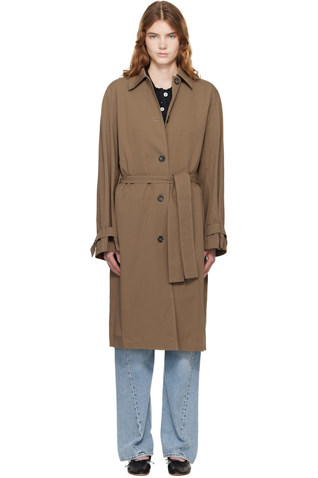Toteme Светло-Весенний тренч цвета хаки
Toteme Светло-Весенний тренч цвета хаки