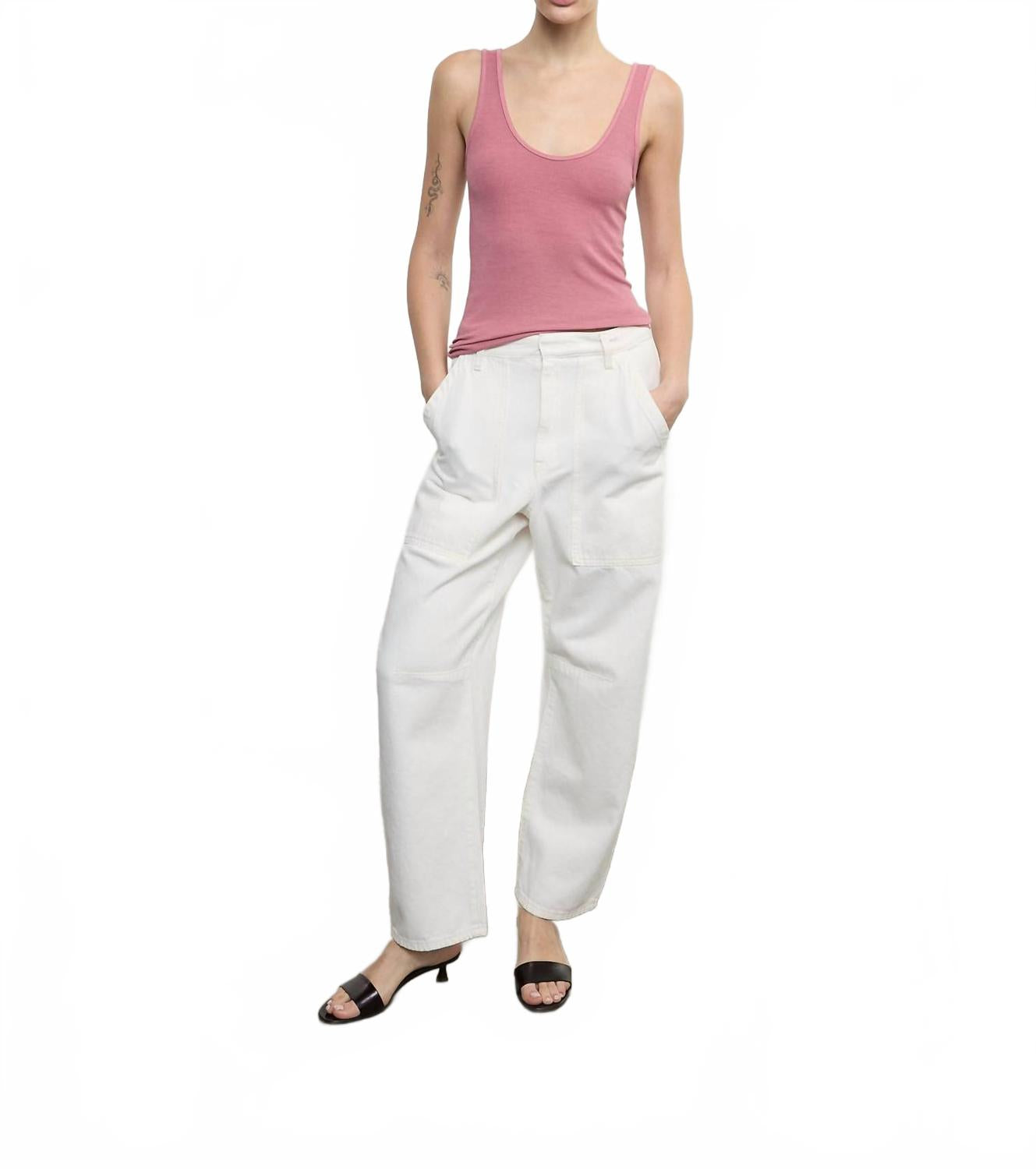 Майка из эластичного шелкового трикотажа цвета розового дерева Enza Costa, Rose Wood
Майка из эластичного шелкового трикотажа цвета розового дерева Enza Costa, Rose Wood