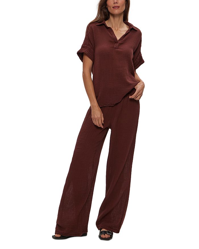 Широкие брюки со сборкой Michael Stars, коричневый
Широкие брюки со сборкой Michael Stars, коричневый