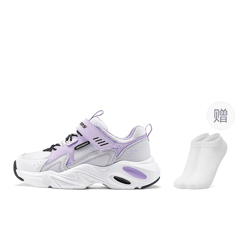 Skechers Kids Детские кроссовки с нескользящей амортизацией и износостойкостью, белые/лавандовые
Skechers Kids Детские кроссовки с нескользящей амортизацией и износостойкостью, белые/лавандовые